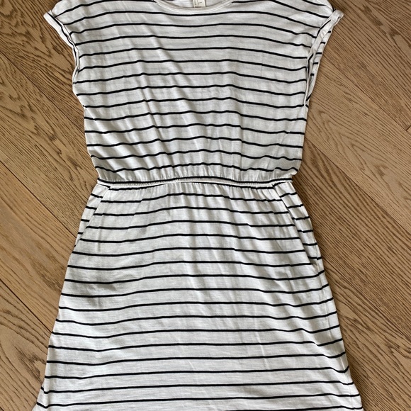 Cotton stripped mid dress - Picture 3 of 9